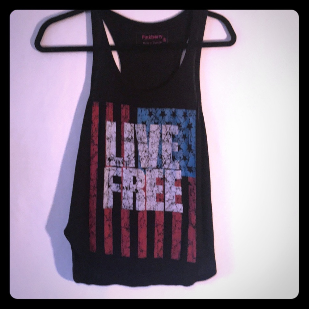 NWOT Pinkberry freedom tank